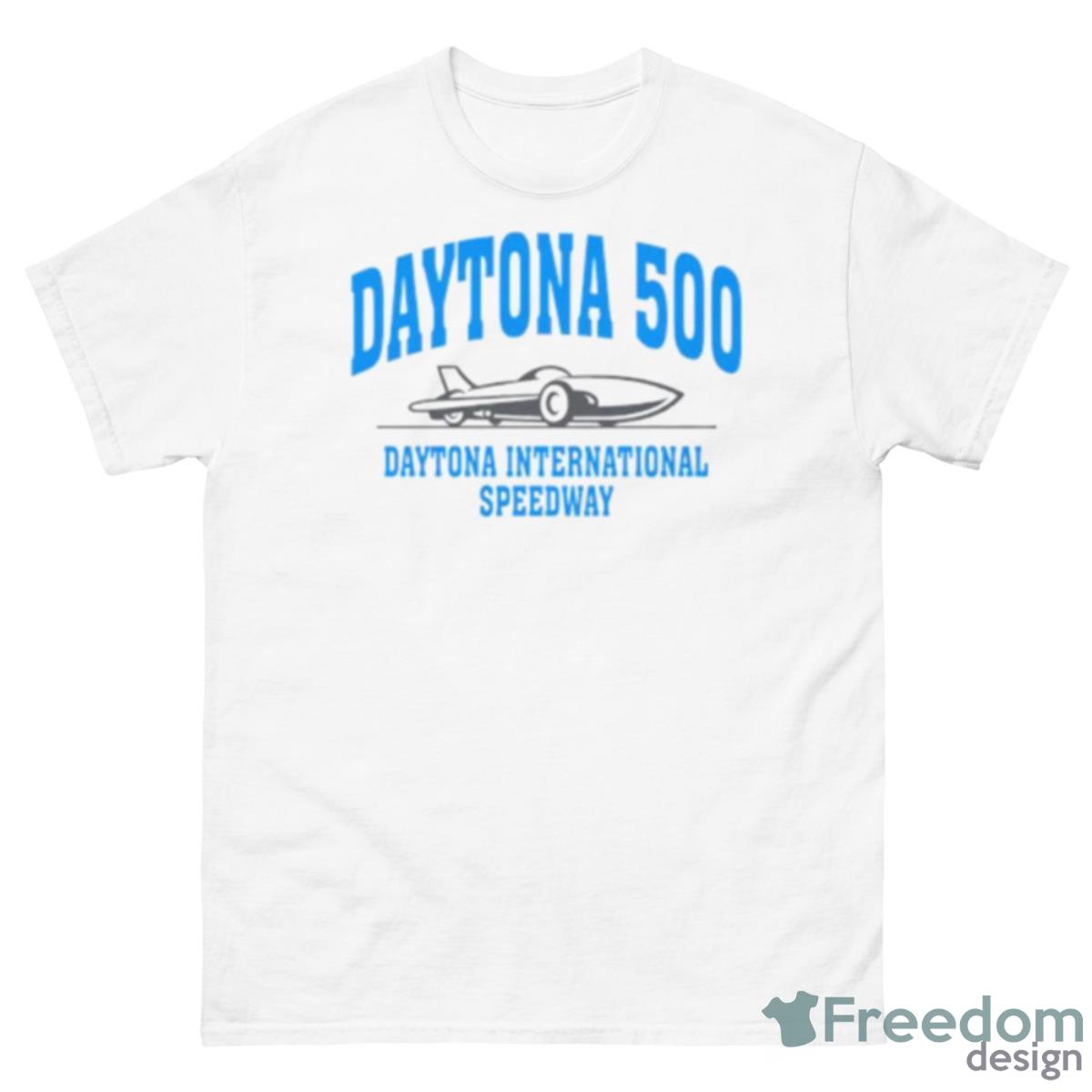 Daytona International Speedway Checkered Flag Sports Daytona 500 Shirt - 500 Men’s Classic Tee Gildan