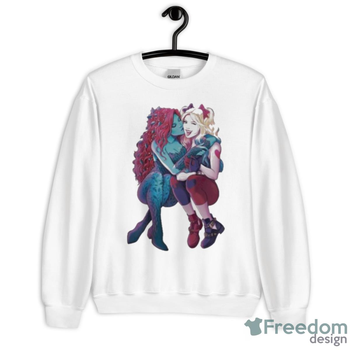 Dc Pride Poison Ivy & Harley Quinn Shirt - Unisex Heavy Blend Crewneck Sweatshirt