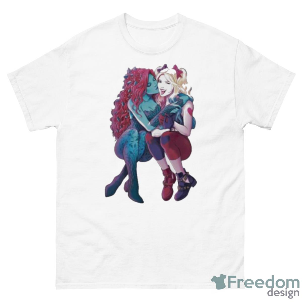 Dc Pride Poison Ivy & Harley Quinn Shirt - 500 Men’s Classic Tee Gildan