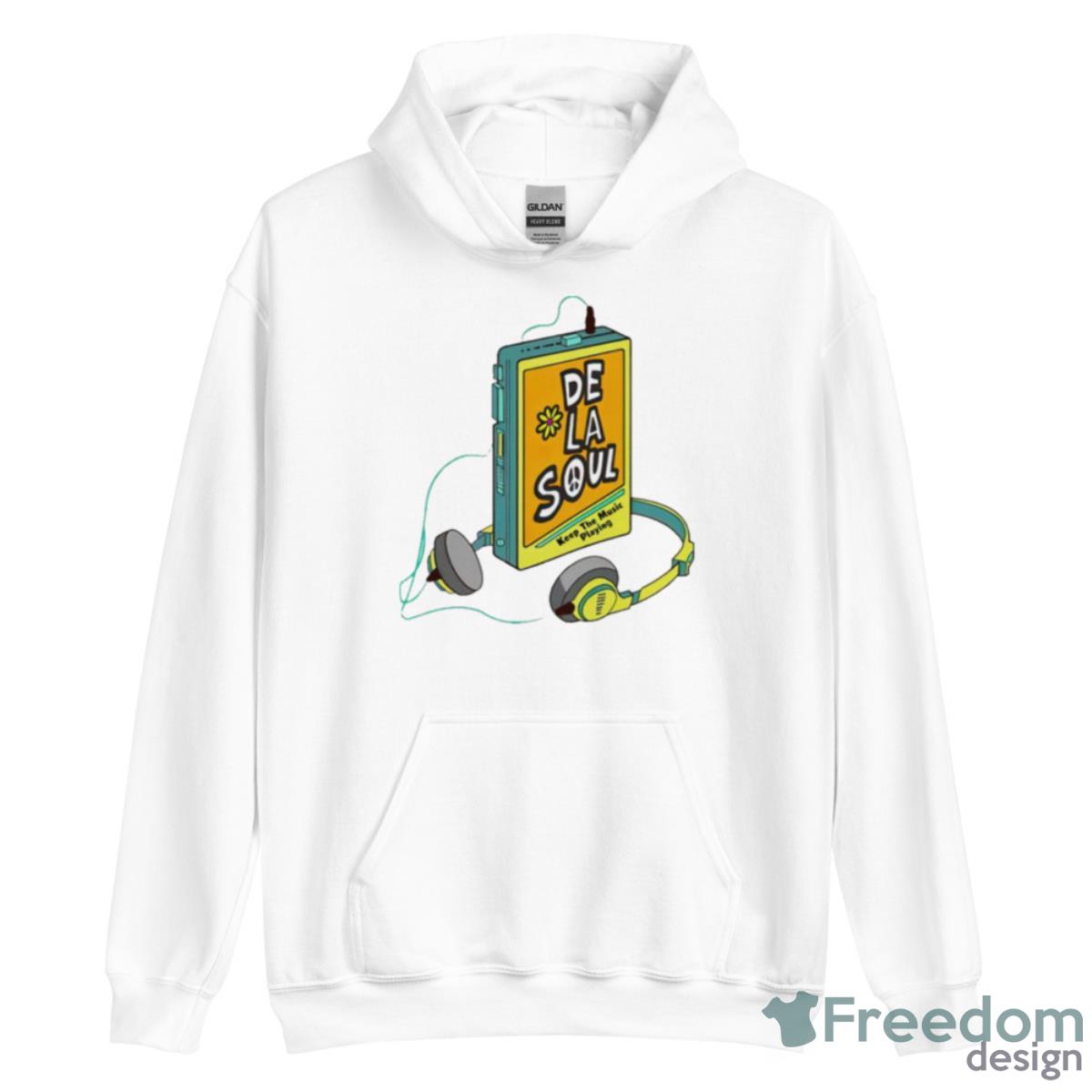 De La Soul Keep The Music Playing Shirt - Unisex Heavy Blend Hooded Sweatshirt