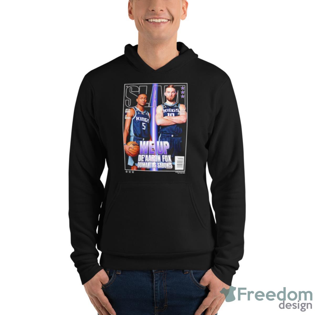 De’Aaron Fox And Domantas Sabonis Sacramento Kings ’47 Slam Super - Unisex Fleece Pullover Hoodie De’Aaron Fox And Domantas Sabonis Sacramento Kings ’47 Slam Super - Unisex Fleece Pullover Hoodie