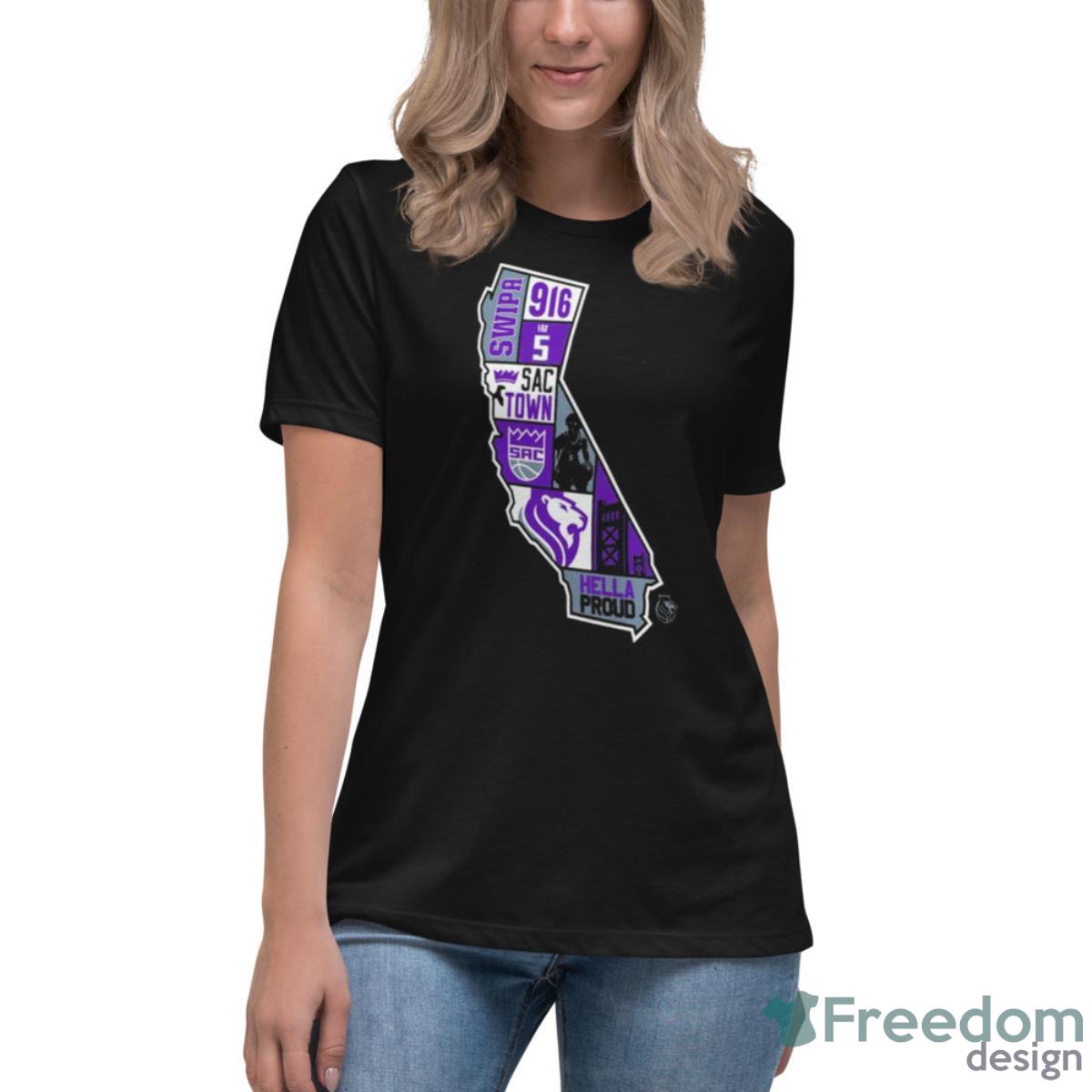 De’Aaron Fox Black Sacramento Kings Player State Shirt - Womens Relaxed Short Sleeve Jersey Tee De’Aaron Fox Black Sacramento Kings Player State Shirt - Womens Relaxed Short Sleeve Jersey Tee