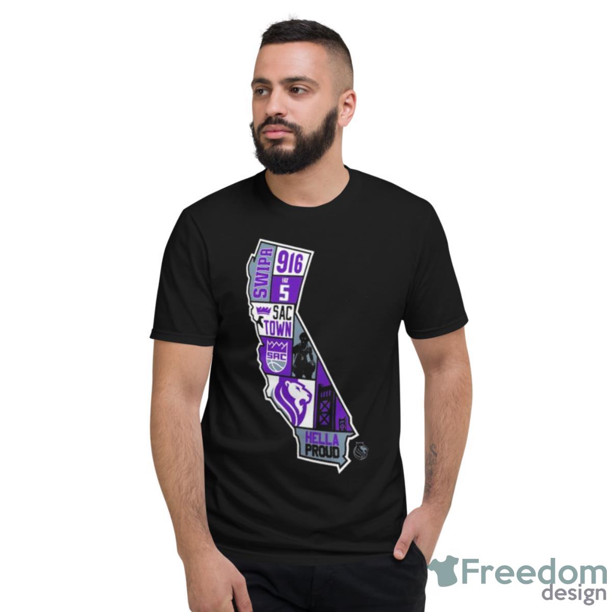 De’Aaron Fox Black Sacramento Kings Player State Shirt - Short Sleeve T-Shirt
