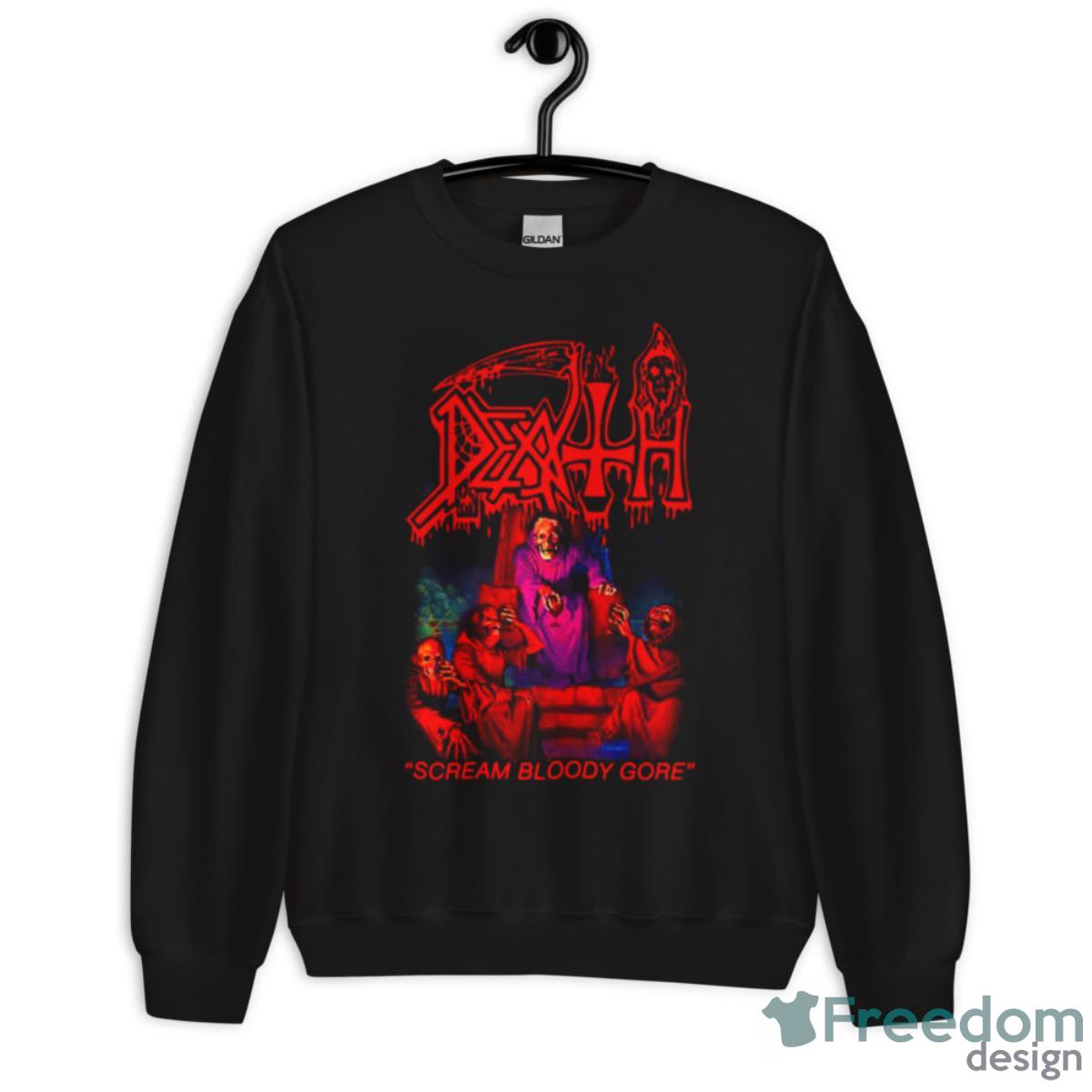 Death Sbg Scream Bloody Gore Shirt - Unisex Crewneck Sweatshirt