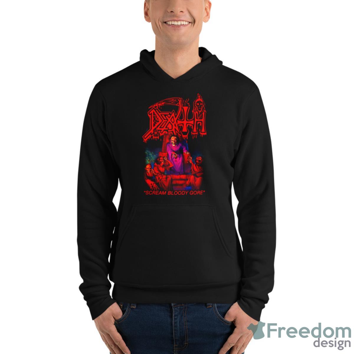 Death Sbg Scream Bloody Gore Shirt - Unisex Fleece Pullover Hoodie Death Sbg Scream Bloody Gore Shirt - Unisex Fleece Pullover Hoodie