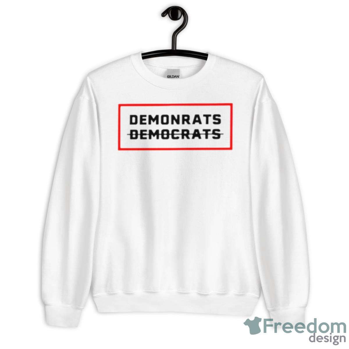 Demonrats No Democrats Shirt - Unisex Heavy Blend Crewneck Sweatshirt