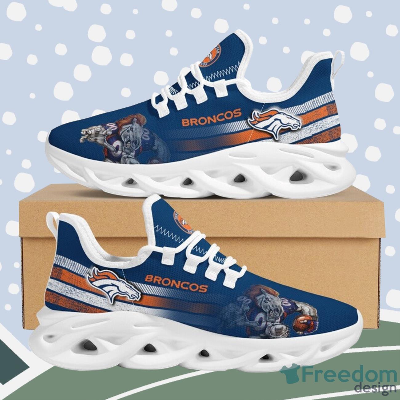 Denver Broncos NFL Max Soul Running Shoes For Fan Product Photo 2