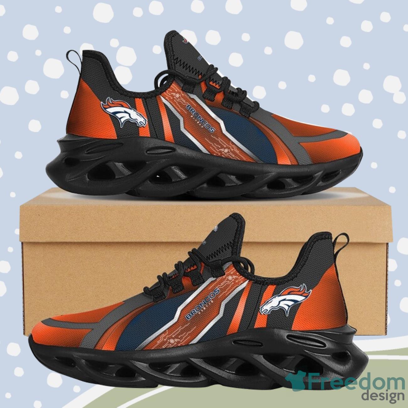 Denver Broncos NFL Max Soul Running Shoes For Men And Women Product Photo 1