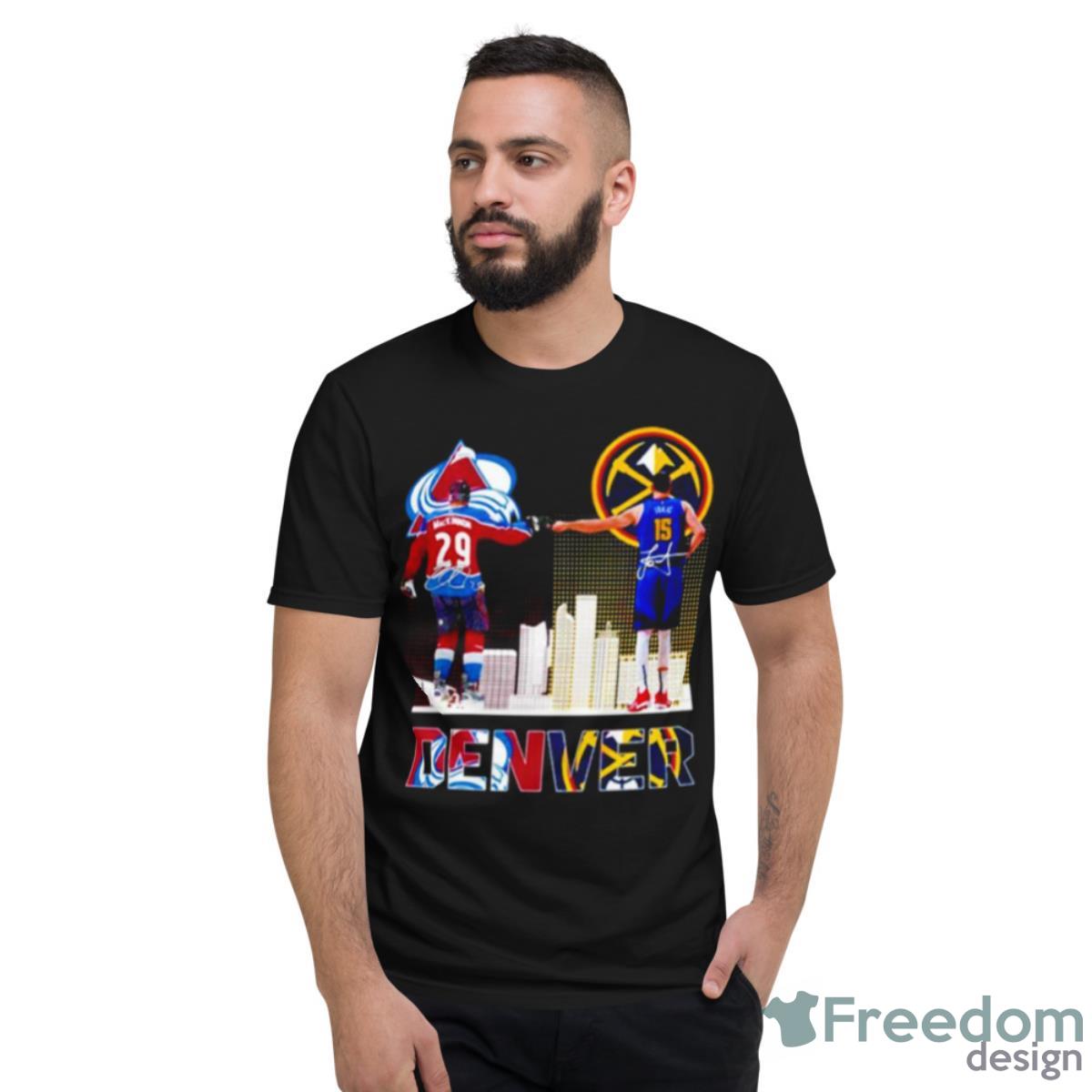 Denver MacKinnon And Jokic Shirt - Short Sleeve T-Shirt