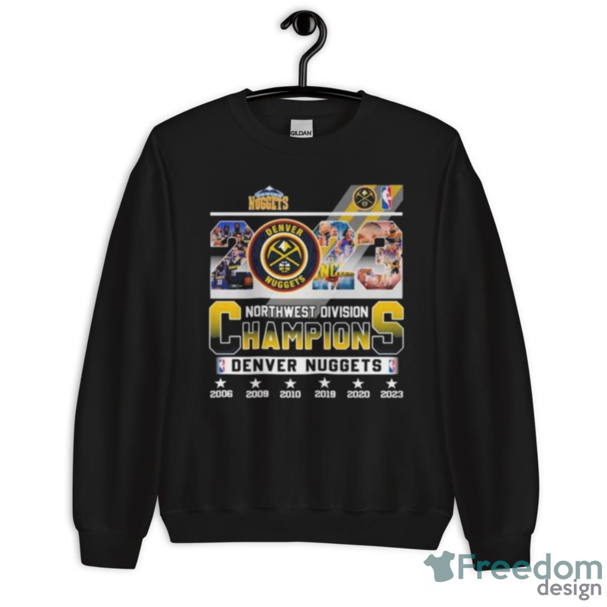 Denver Nuggets 2023 Northwest Division Champions Shirt - Unisex Crewneck Sweatshirt