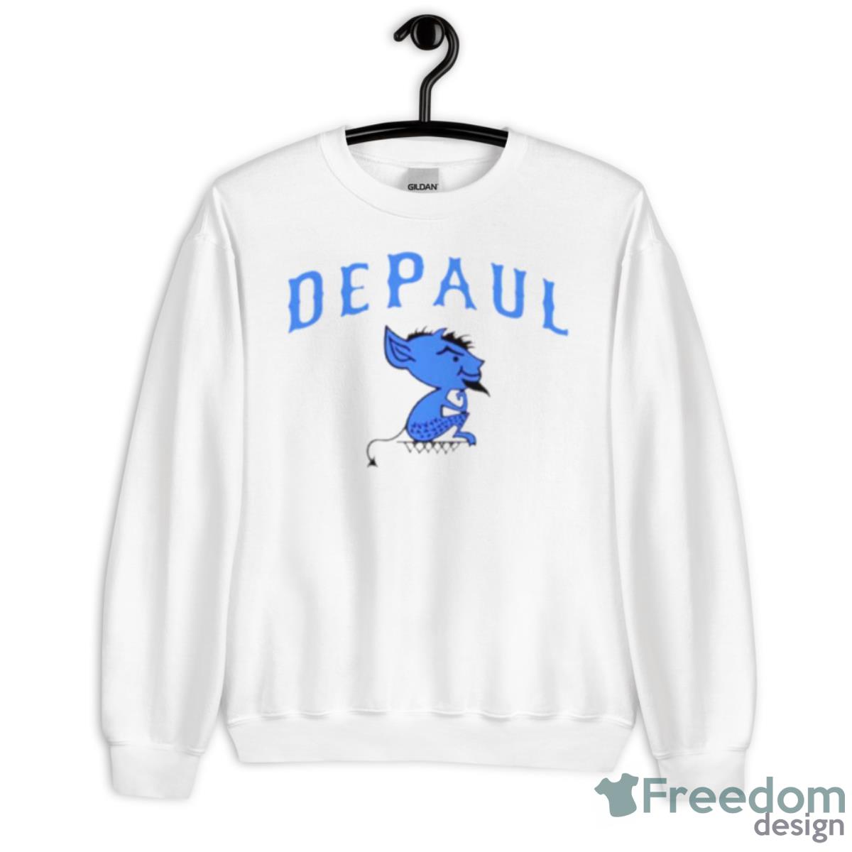 DePaul University Blue Demon Shirt - Unisex Heavy Blend Crewneck Sweatshirt