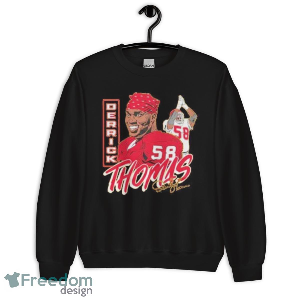 Derrick Thomas Legend Signature Shirt image Derrick Thomas Legend Signature Shirt - Unisex Crewneck Sweatshirt