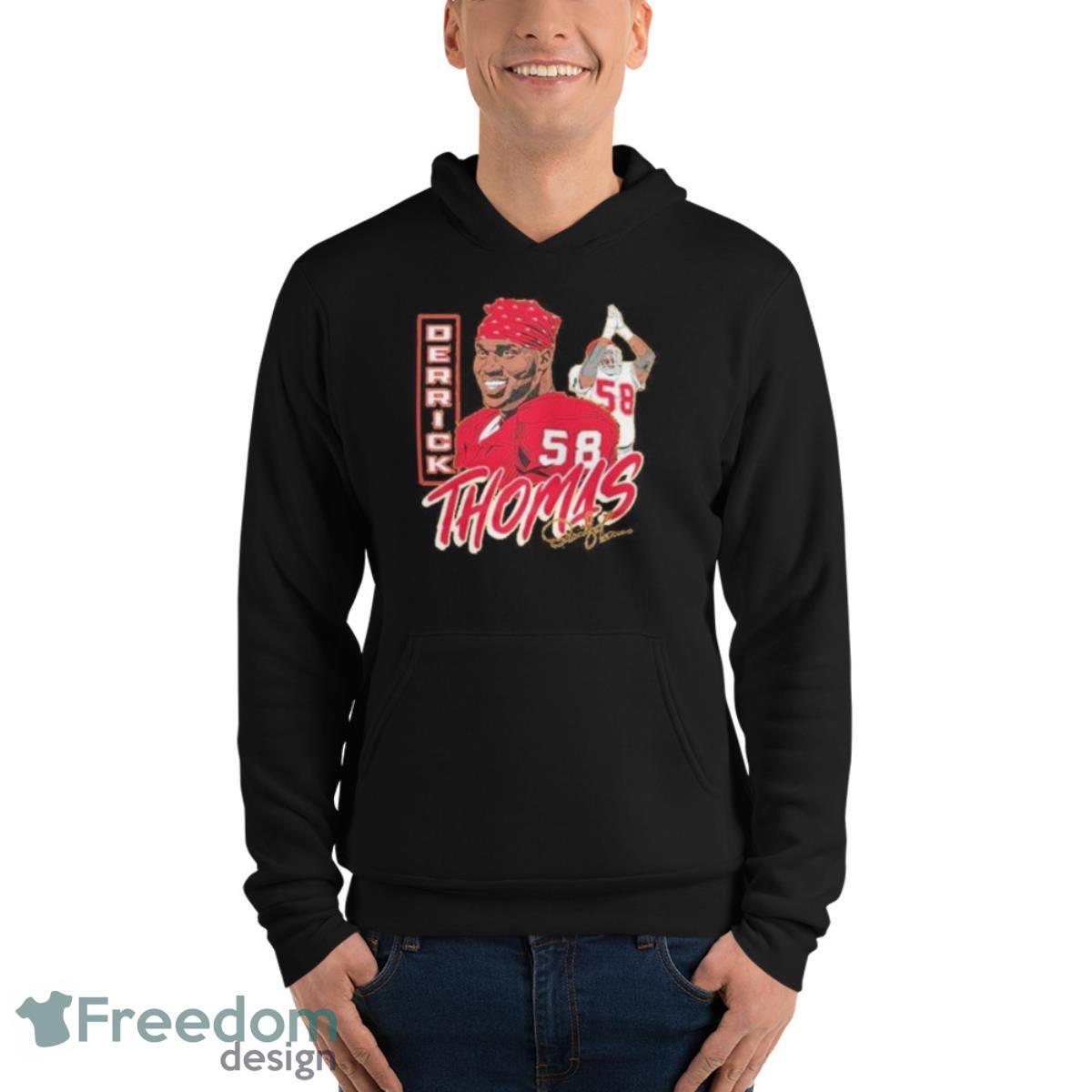 Derrick Thomas Legend Signature Shirt - Unisex Fleece Pullover Hoodie Derrick Thomas Legend Signature Shirt - Unisex Fleece Pullover Hoodie