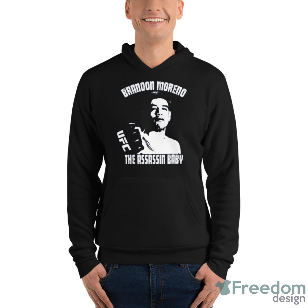 Designs White Brandon Moreno Shirt image Designs White Brandon Moreno Shirt - Unisex Fleece Pullover Hoodie