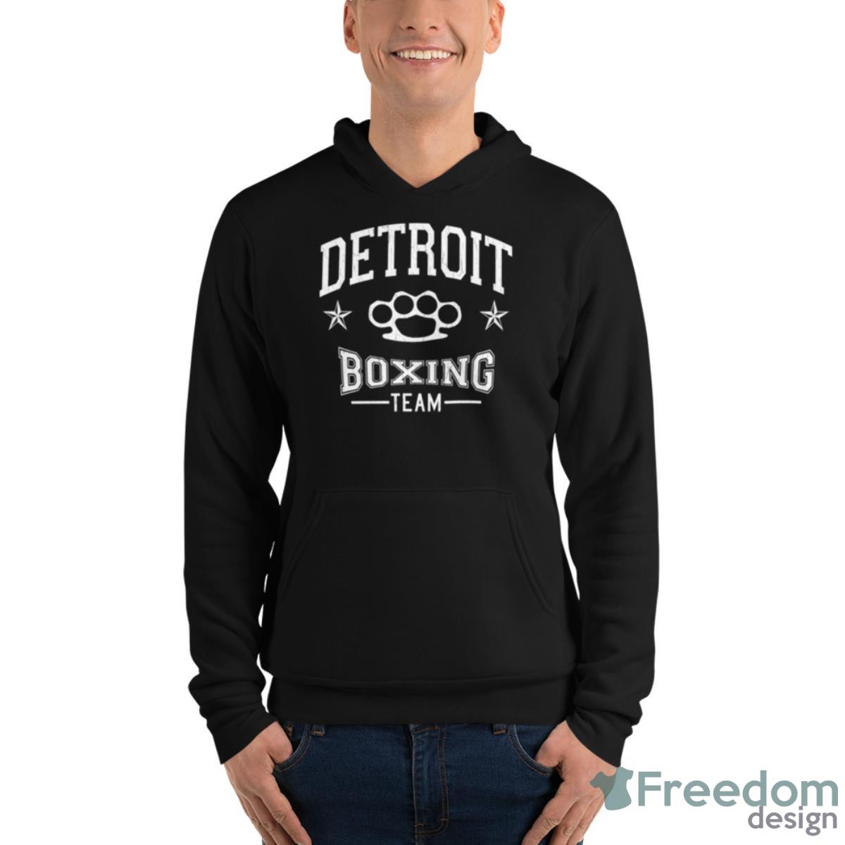 Detroit Boxing Team NBA Distressed Design Shirt - Unisex Fleece Pullover Hoodie Detroit Boxing Team NBA Distressed Design Shirt - Unisex Fleece Pullover Hoodie