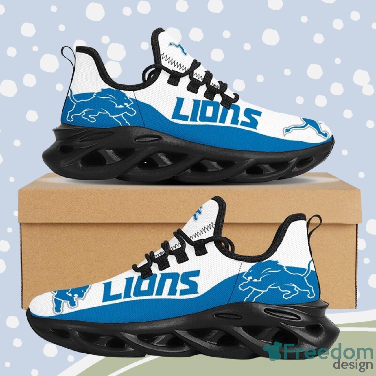 Detroit Lions Max Soul Sneakers Running Shoes NFL Gifts Product Photo 2