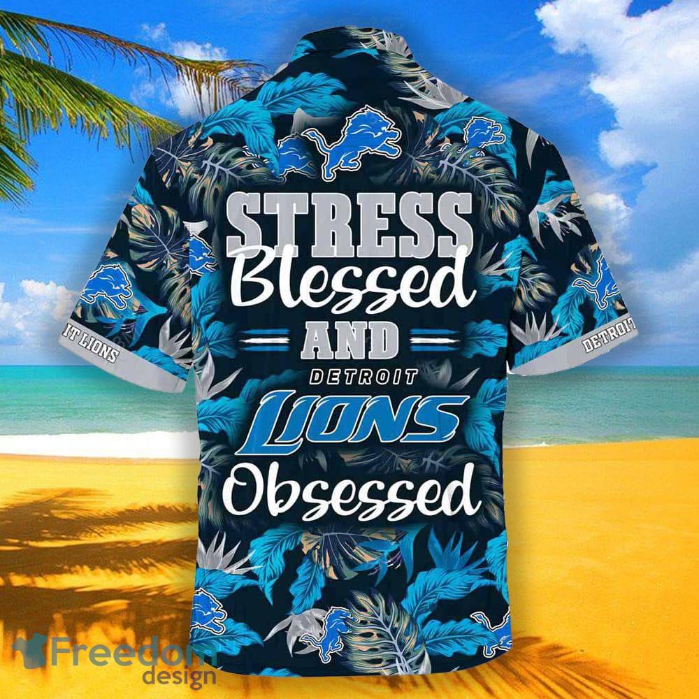 Detroit Tigers Mlb Summer Beach Hawaiian Shirt Stress Blessed Obsessed