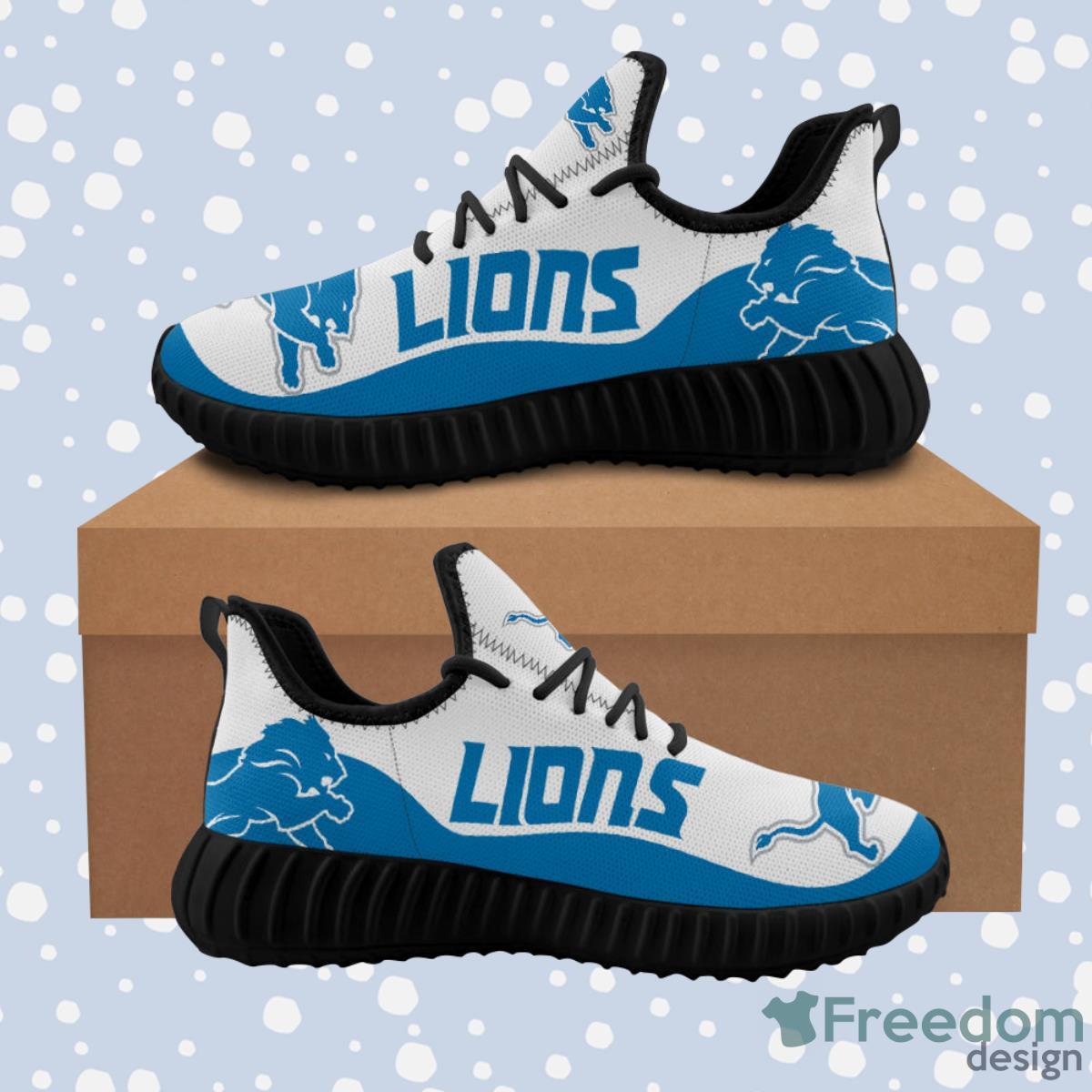 Detroit Lions Sneakers Big Logo Reze Shoes Product Photo 1