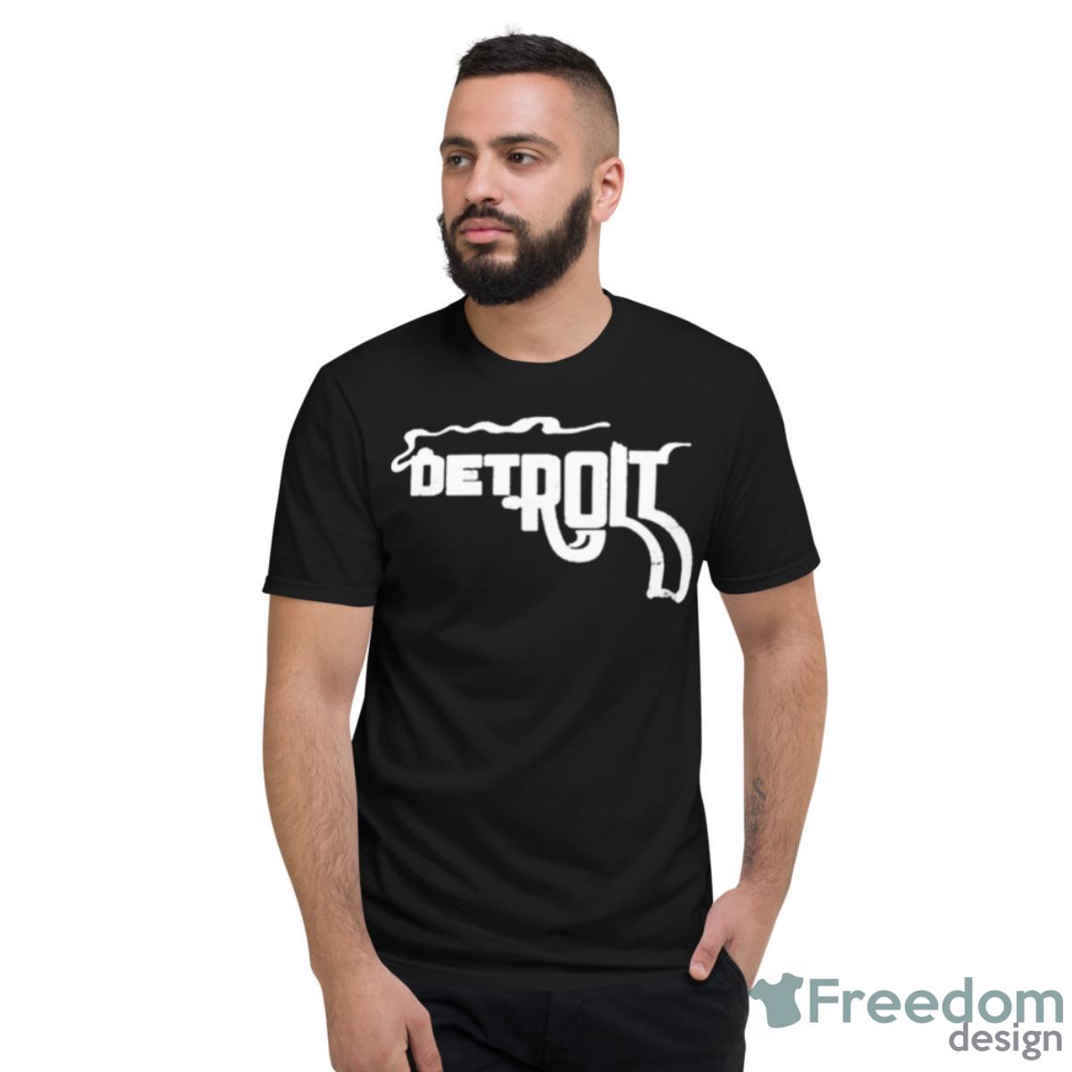 Detroit Smoking Gun Shirt - Short Sleeve T-Shirt Detroit Smoking Gun Shirt - Short Sleeve T-Shirt