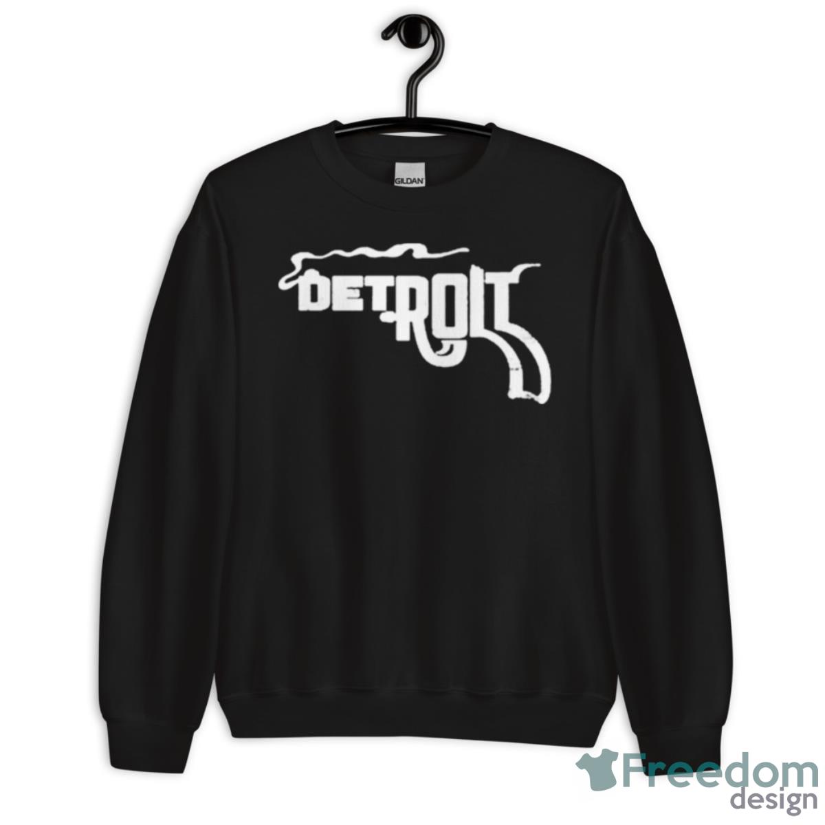 Detroit Smoking Gun Shirt - Unisex Crewneck Sweatshirt Detroit Smoking Gun Shirt - Unisex Crewneck Sweatshirt