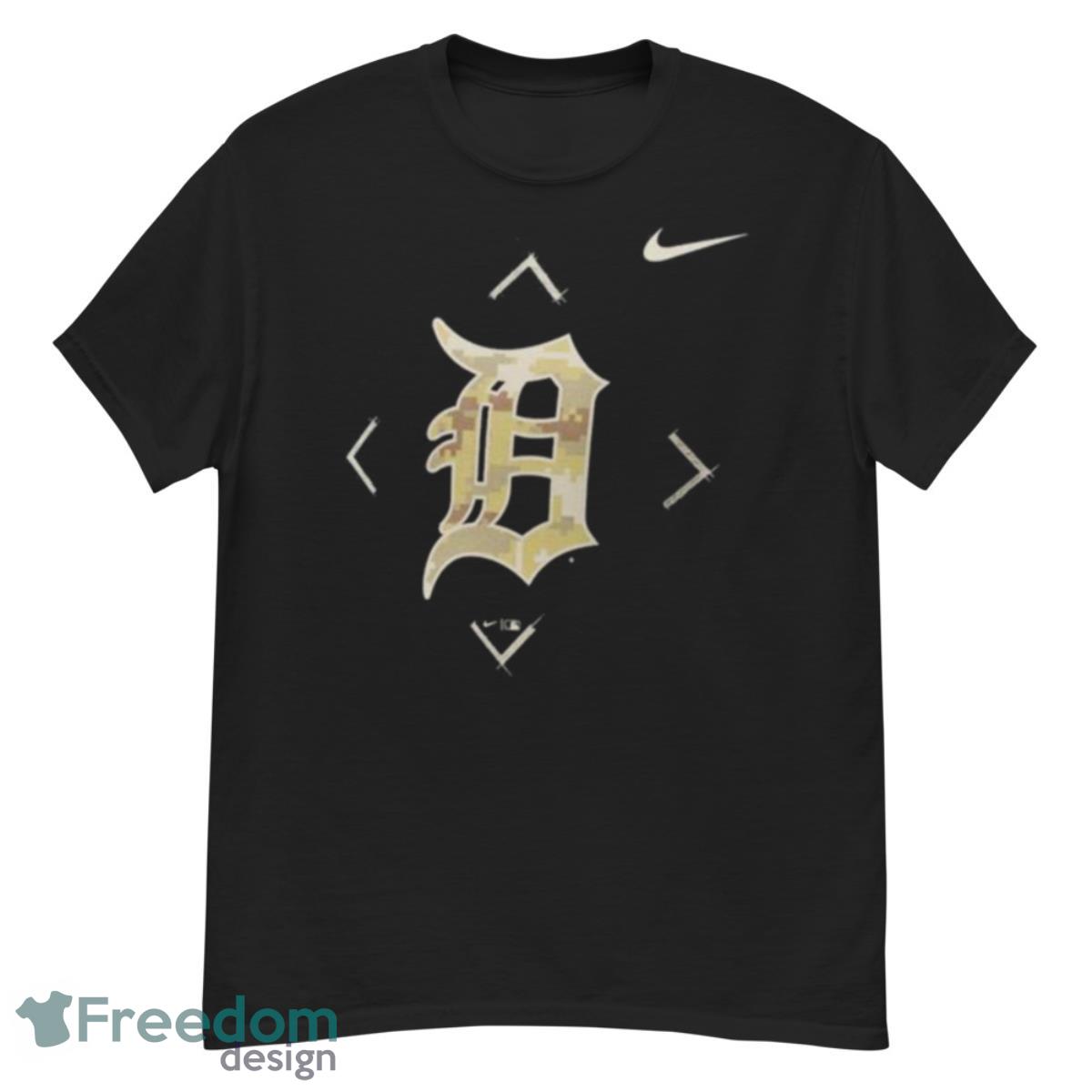 Detroit Tigers Nike Camo Logo 2023 Shirt - G500 Men’s Classic T-Shirt