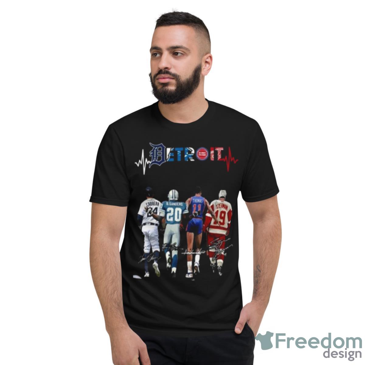 Detroit’S Mount Rushmore Shirt - Short Sleeve T-Shirt