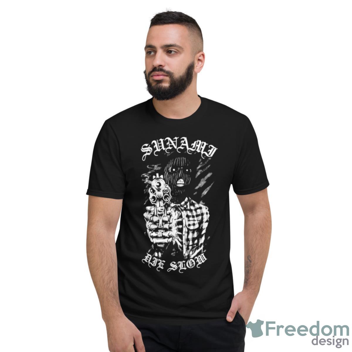 Die Slow Gun Turnstile Holiday Shirt - Short Sleeve T-Shirt