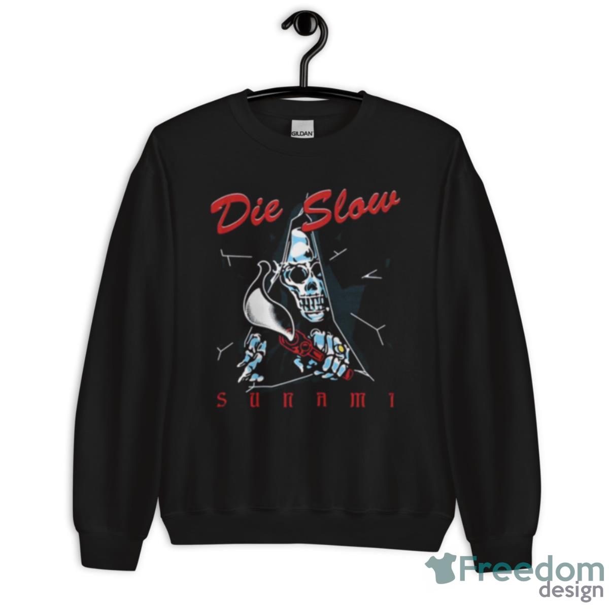 Die Slow Sunami Turnstile Shirt - Unisex Crewneck Sweatshirt