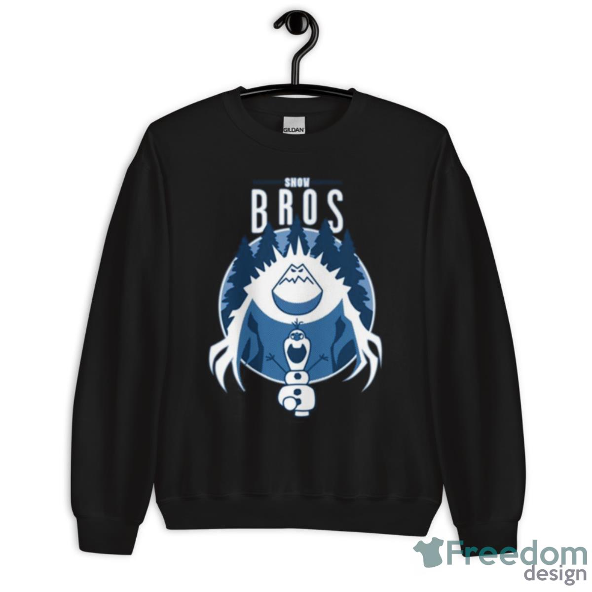 Disney Cartoon Frozen Snow Bros Shirt - Unisex Crewneck Sweatshirt