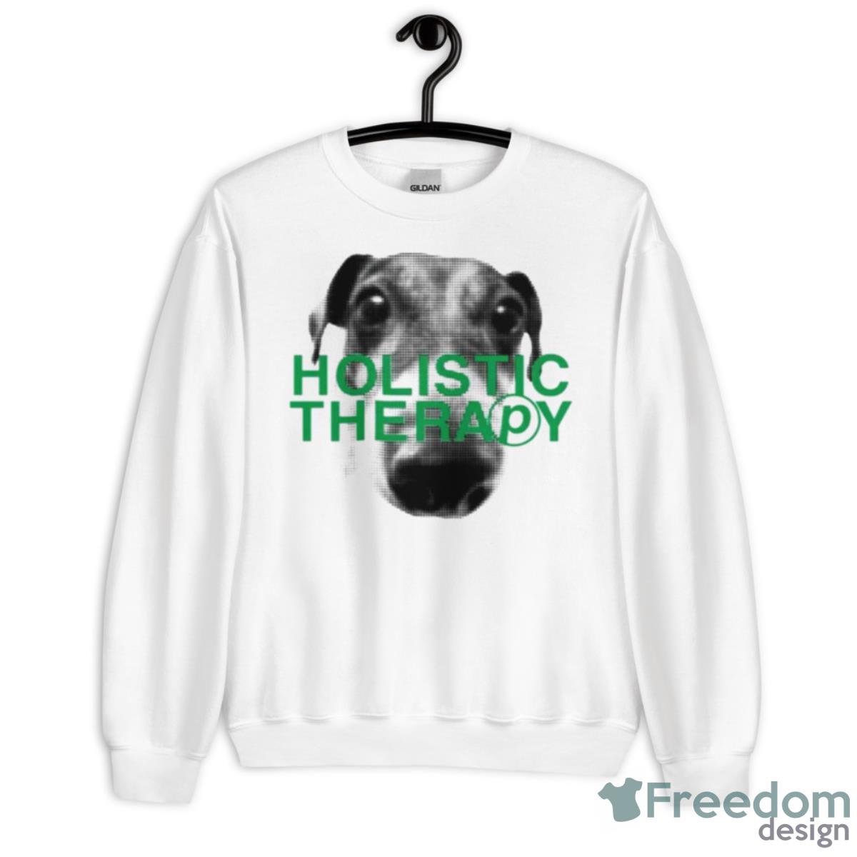 Dog Holistic Reverse Hemmed Shirt - Unisex Heavy Blend Crewneck Sweatshirt