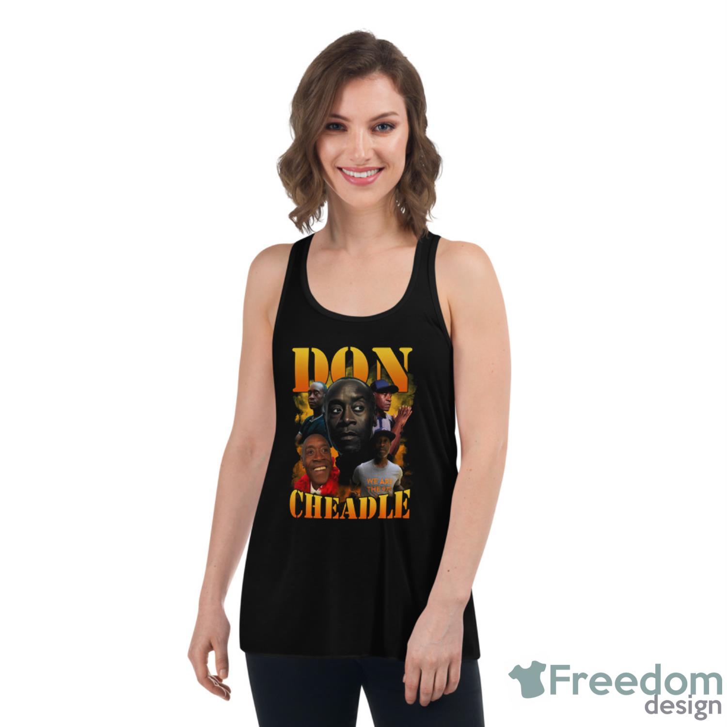 Don Cheadle Shirt - Womens Flowy Racerback Tank Don Cheadle Shirt - Womens Flowy Racerback Tank