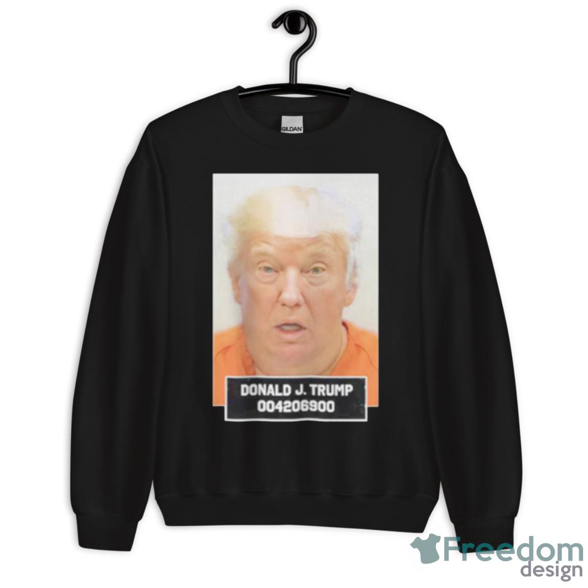Donald J Trump 004206900 Mugshot Shirt - Unisex Crewneck Sweatshirt