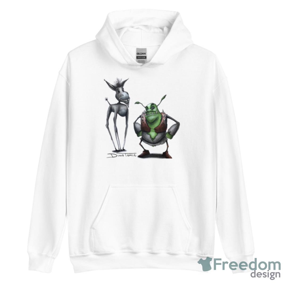 Donkey And Shrek Shirt - Unisex Heavy Blend Hooded Sweatshirt Donkey And Shrek Shirt - Unisex Heavy Blend Hooded Sweatshirt
