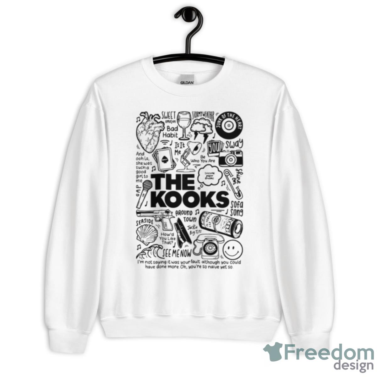 Doodles Of The Kooks Shirt - Unisex Heavy Blend Crewneck Sweatshirt