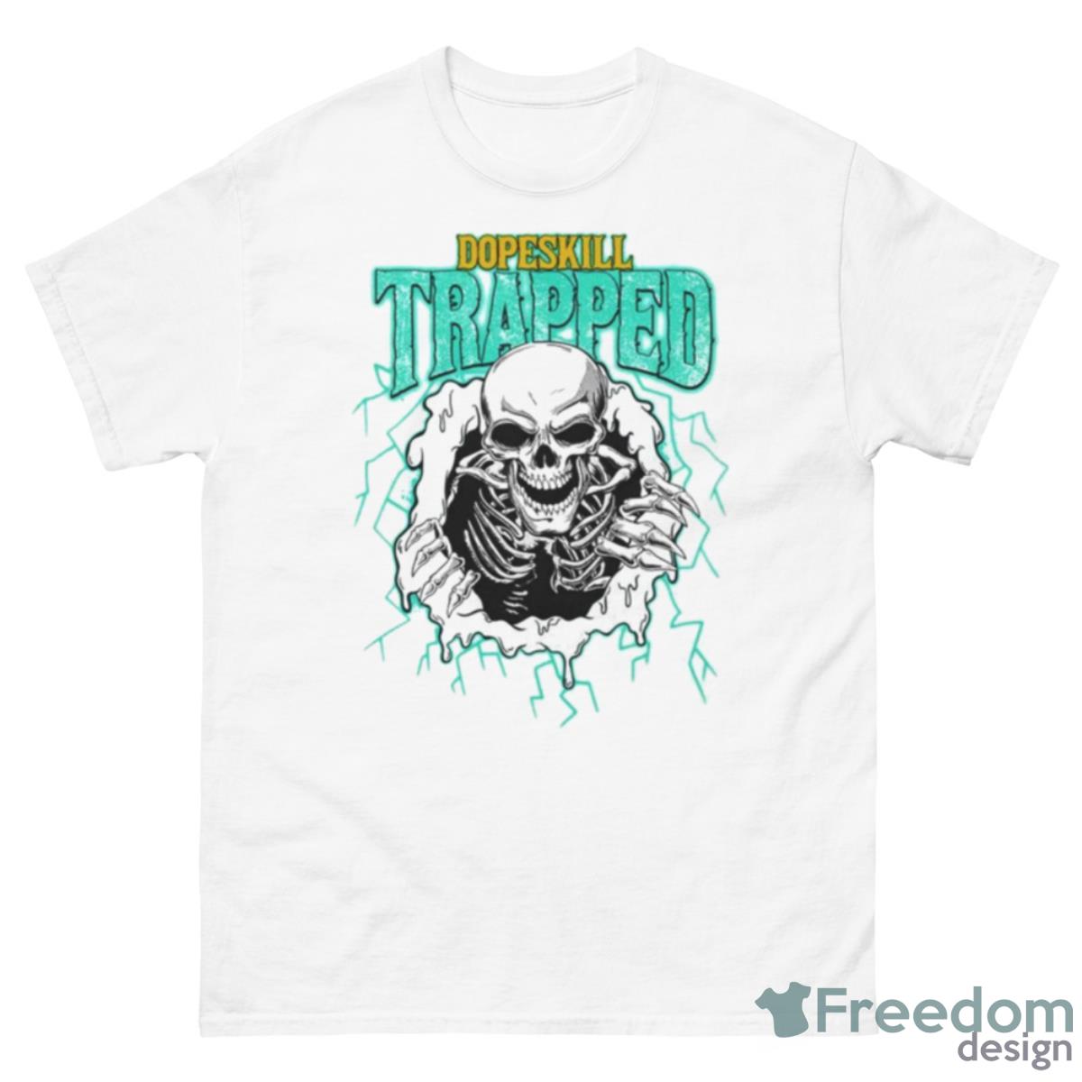 Halloween Baseball Skeleton T-Shirt - Anynee