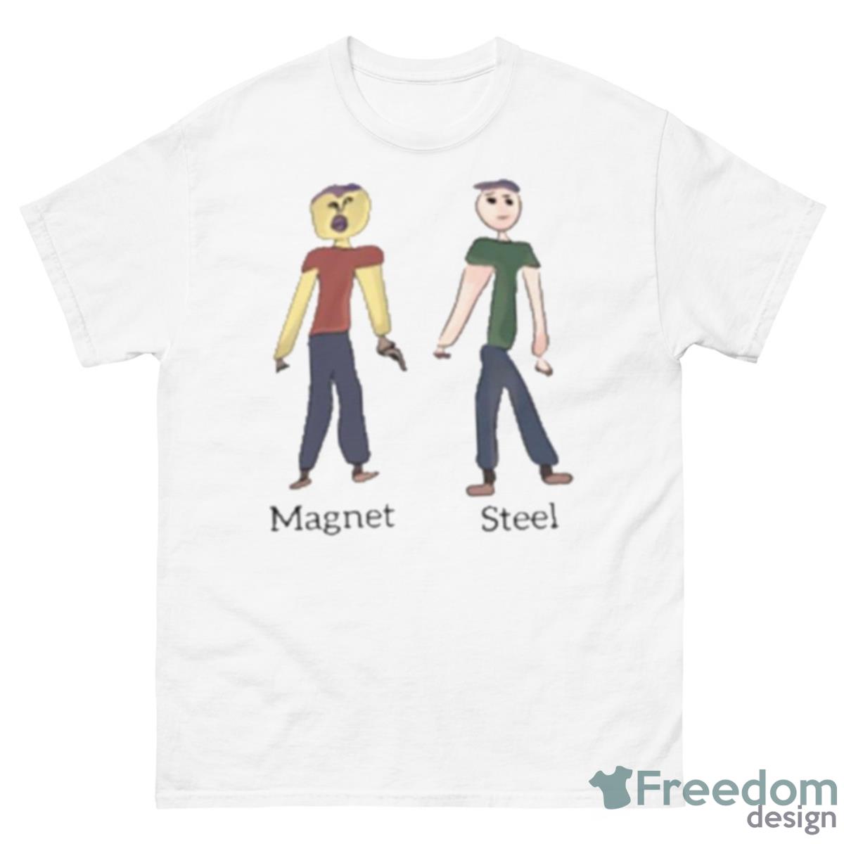 Down The Phoenix Magnet And Steel Shirt - 500 Men’s Classic Tee Gildan