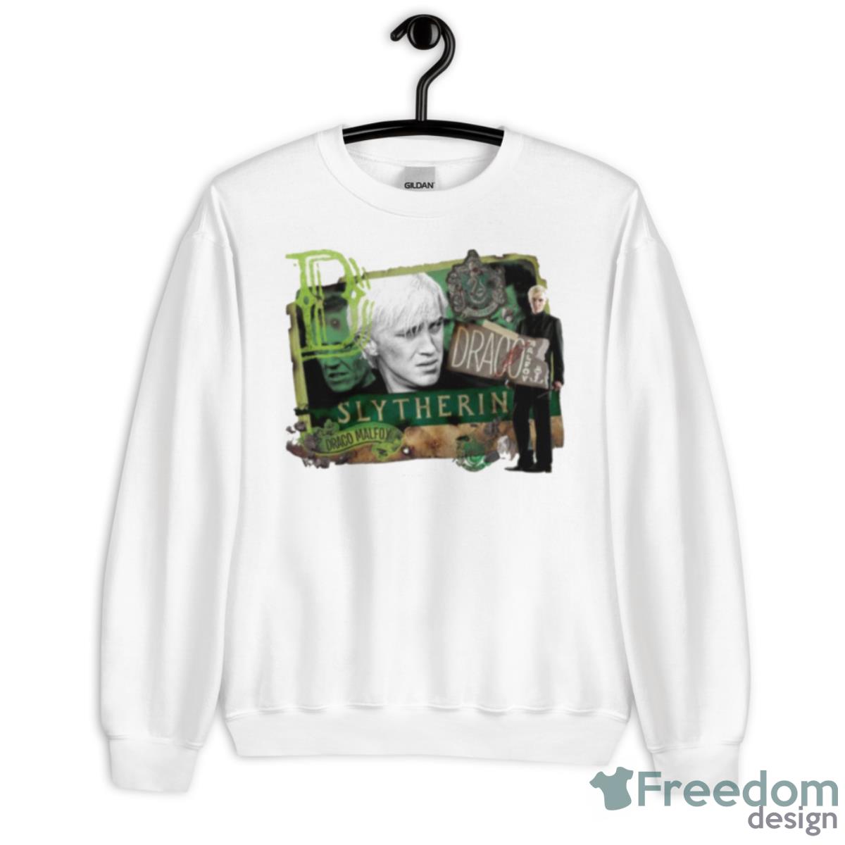 Draco Malfoy Collage Harry Potter Shirt - Unisex Heavy Blend Crewneck Sweatshirt