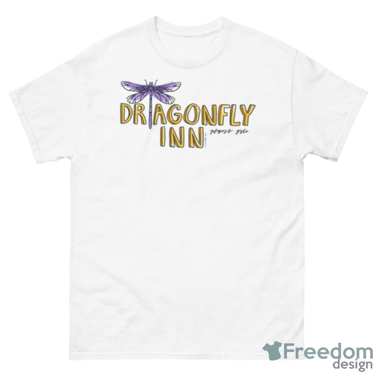 Dragonfly Inn Watercolor Logo Gilmore Girls Shirt - 500 Men’s Classic Tee Gildan