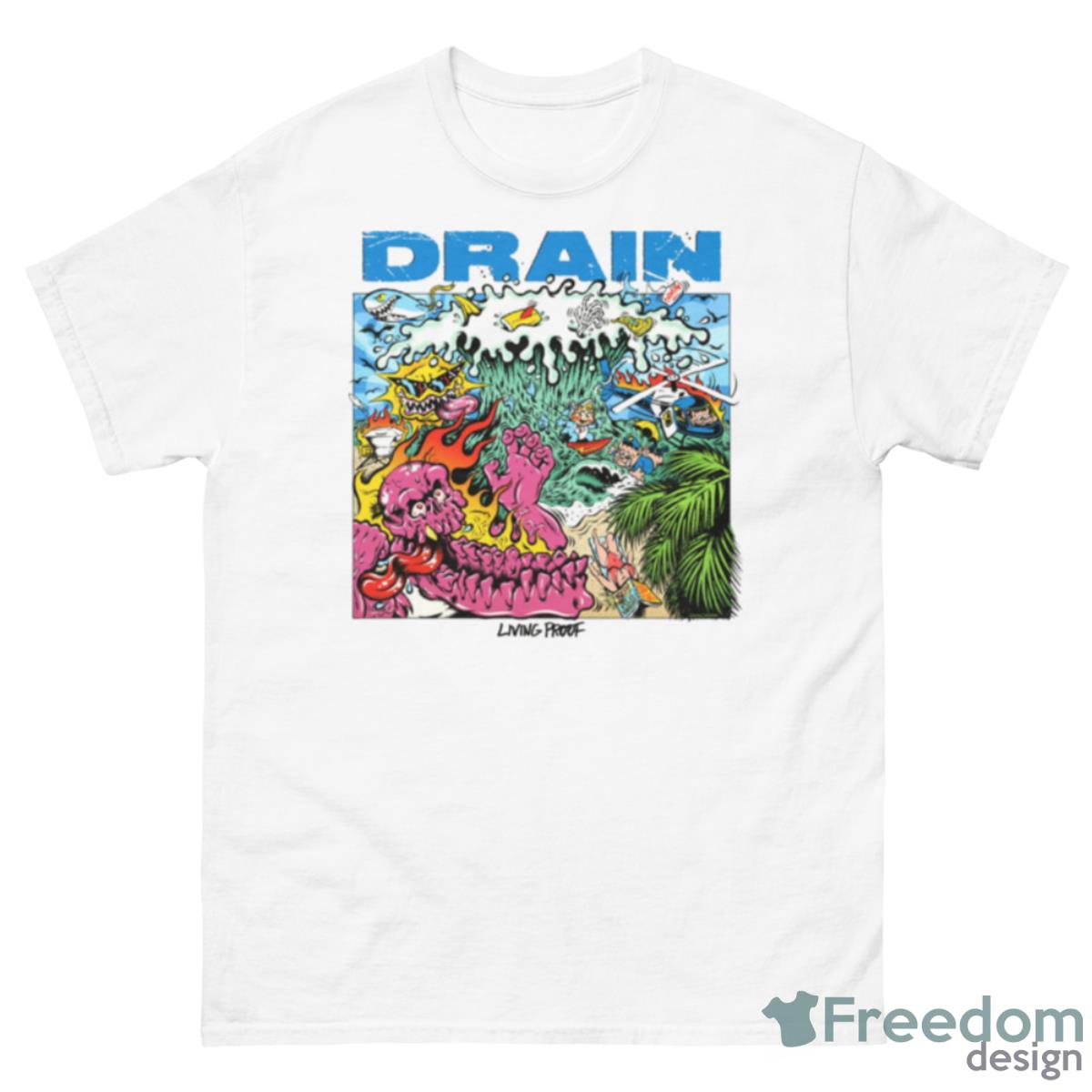 Drain Living Proof May 5 2023 Album Poster Shirt - 500 Men’s Classic Tee Gildan