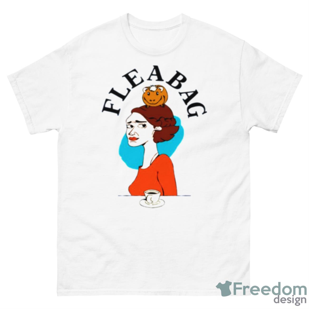 Drawing With Lettering Fleabag Shirt - 500 Men’s Classic Tee Gildan