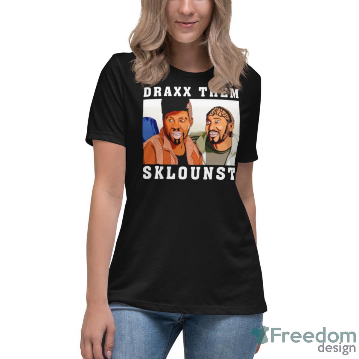 Draxx Them Sklounst Shirt - Womens Relaxed Short Sleeve Jersey Tee Draxx Them Sklounst Shirt - Womens Relaxed Short Sleeve Jersey Tee