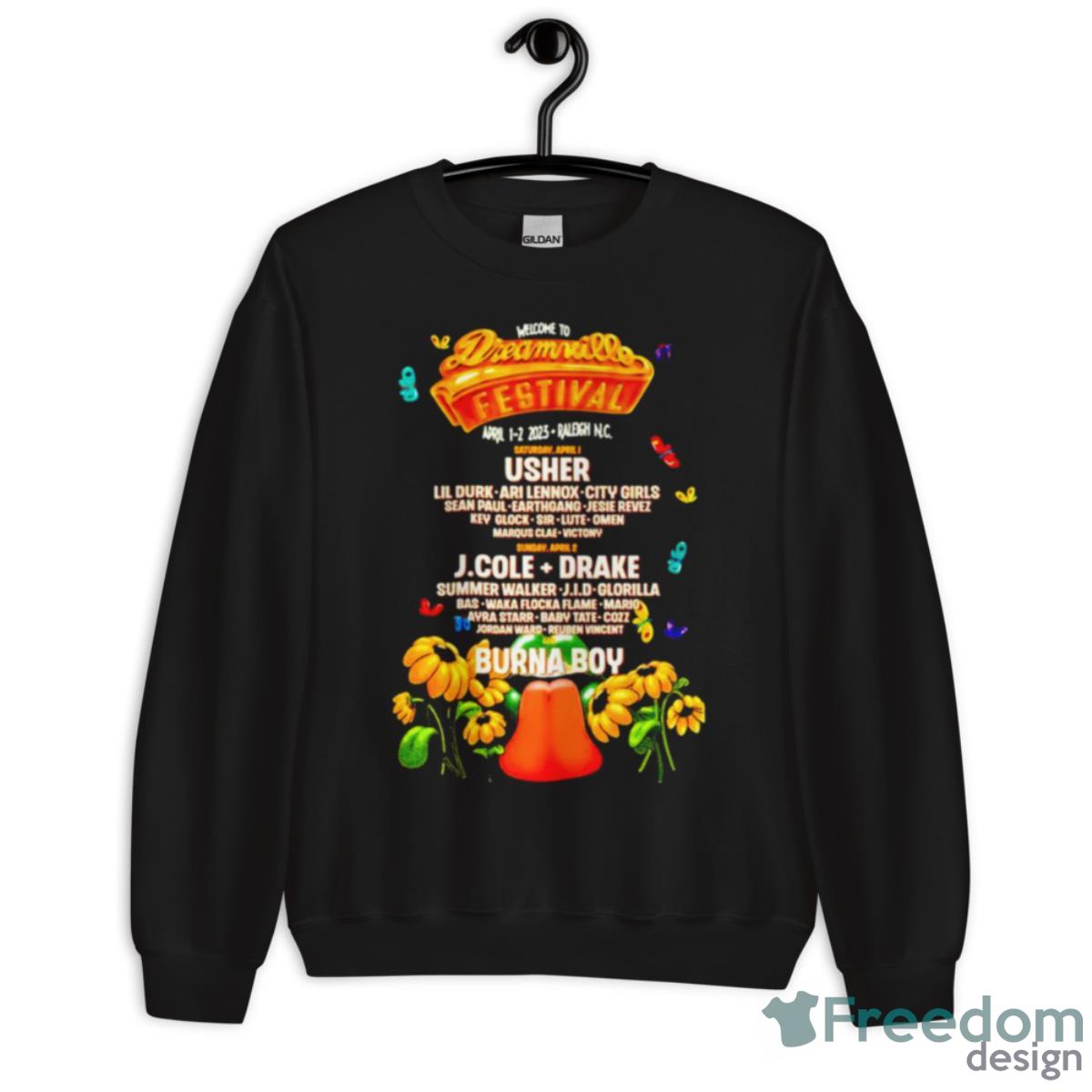 Dreamville Fest Champion Lineup Shirt - Unisex Crewneck Sweatshirt