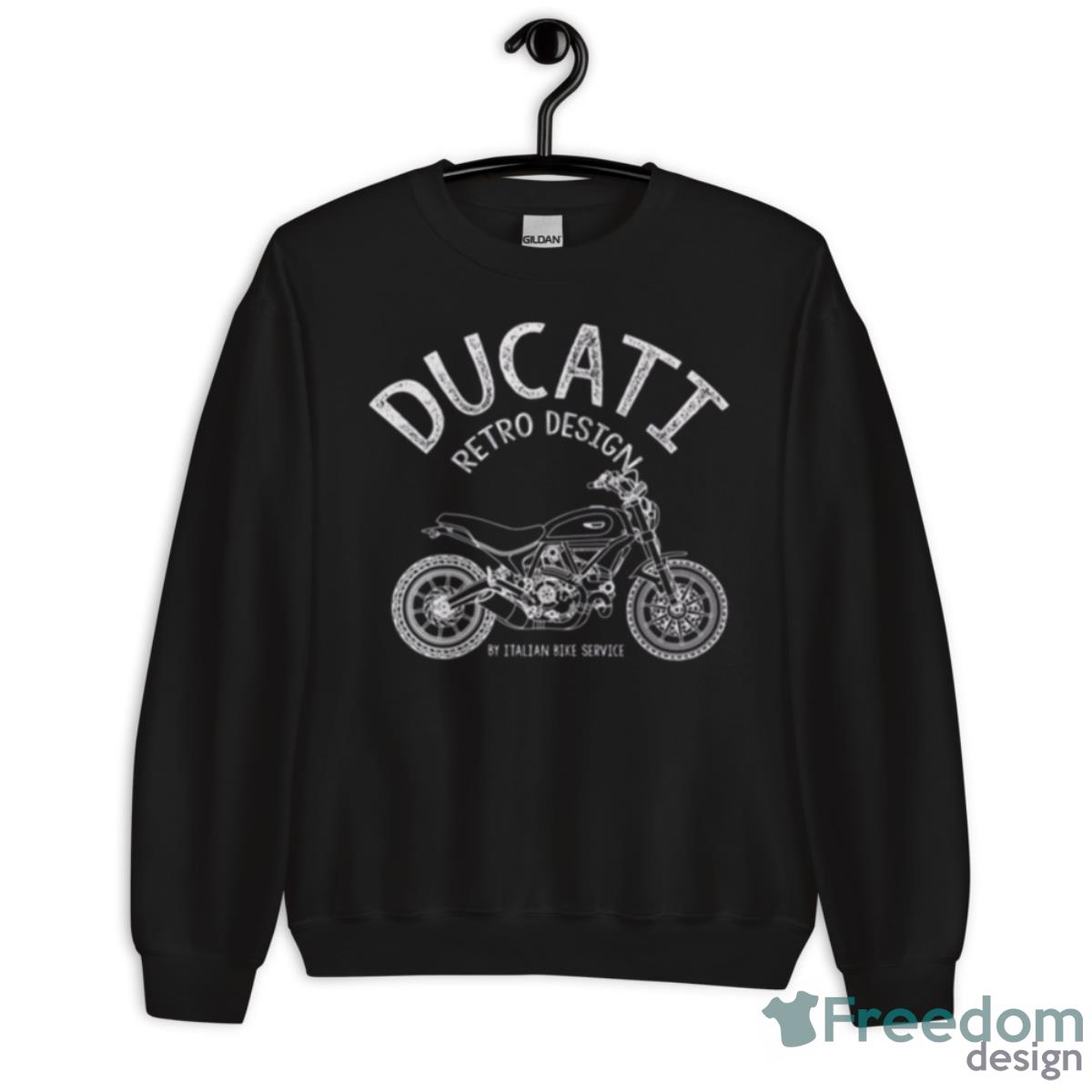 Ducati Scrambler Retro Design Shirt - Unisex Crewneck Sweatshirt