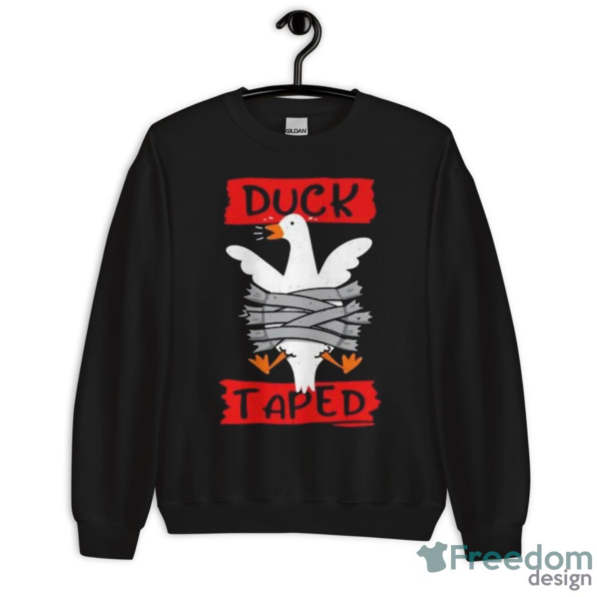 Duck Taped Shirt - Unisex Crewneck Sweatshirt