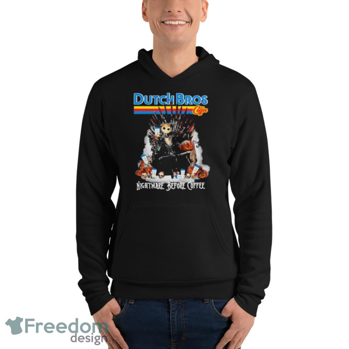 Dutch Bros Coffee The King Jack Skellington Nightmare Before Coffee Shirt - Unisex Fleece Pullover Hoodie Dutch Bros Coffee The King Jack Skellington Nightmare Before Coffee Shirt - Unisex Fleece Pullover Hoodie