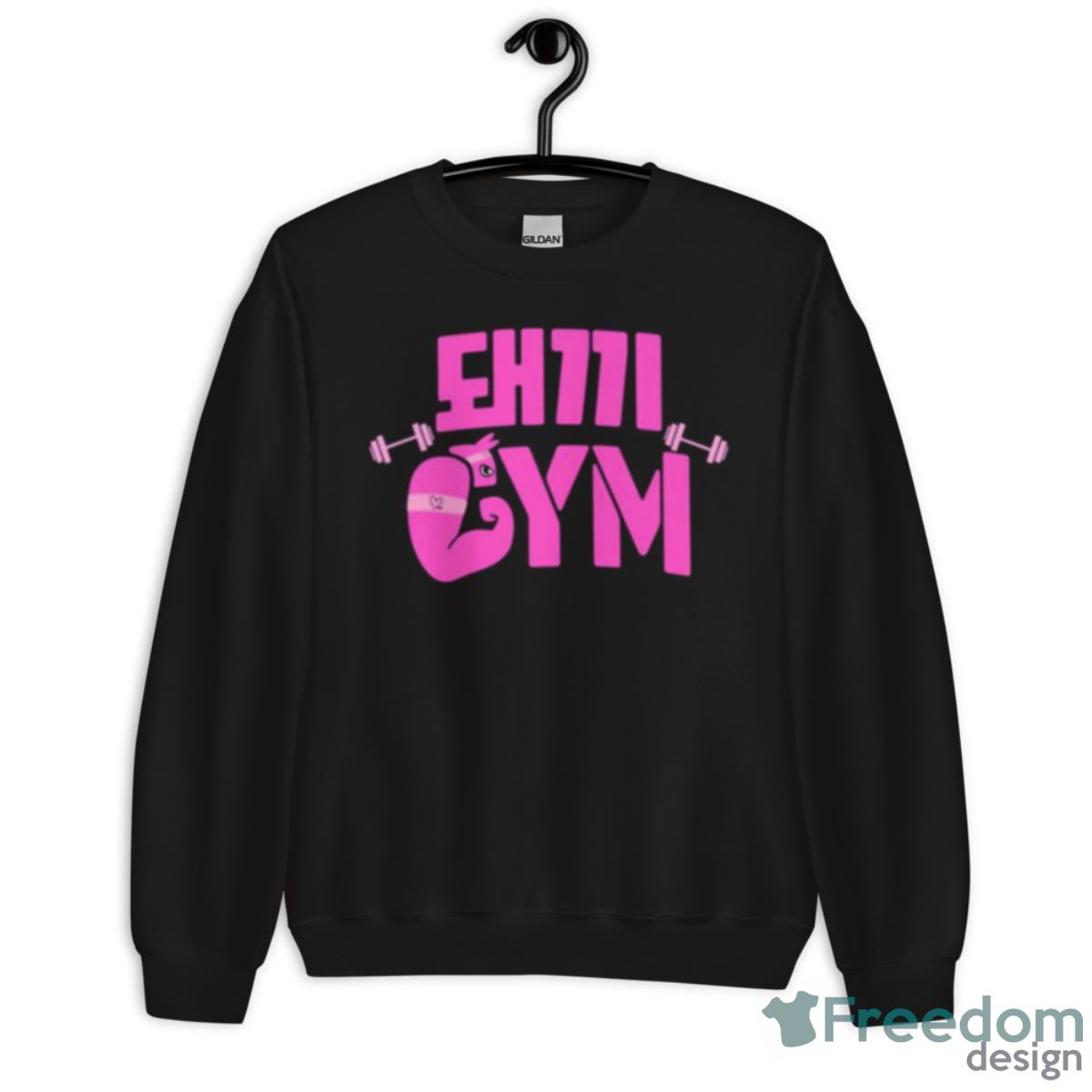 Dwaekki Gym Pink Shirt - Unisex Crewneck Sweatshirt