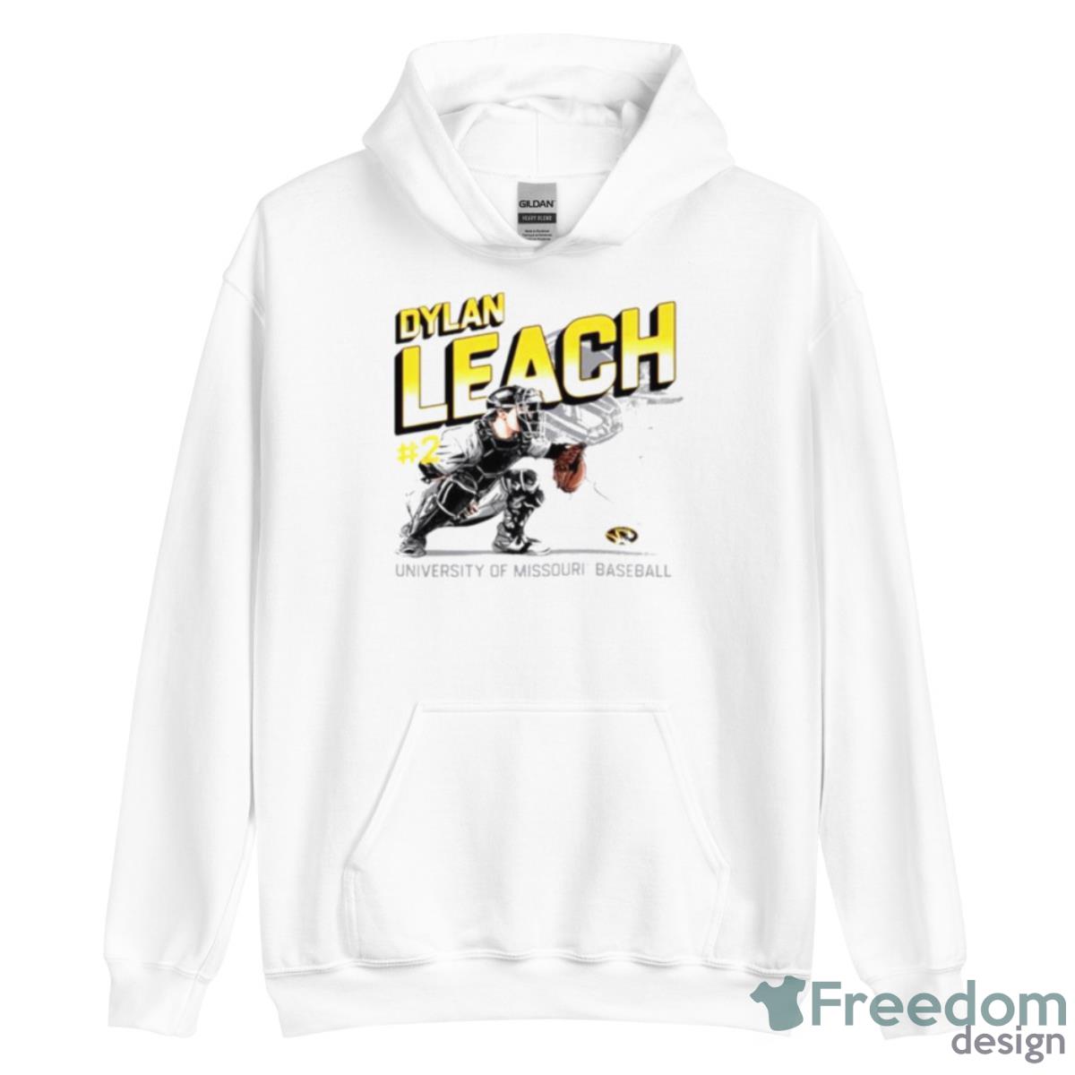 Dylan Leach University Of Missouri Tigers Baseball Shirt - Unisex Heavy Blend Hooded Sweatshirt