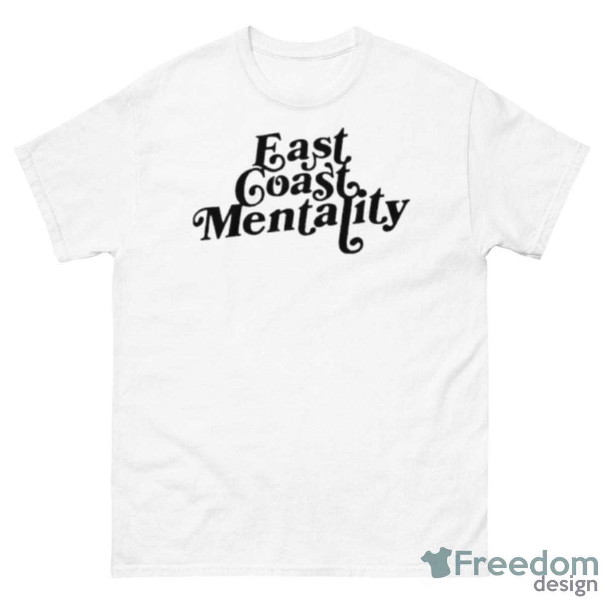 East Coast Mentality Ribbed Champion Shirt - 500 Men’s Classic Tee Gildan