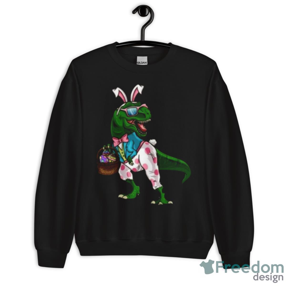 Easter Trex Dinosaur Egg Shirt - Unisex Crewneck Sweatshirt