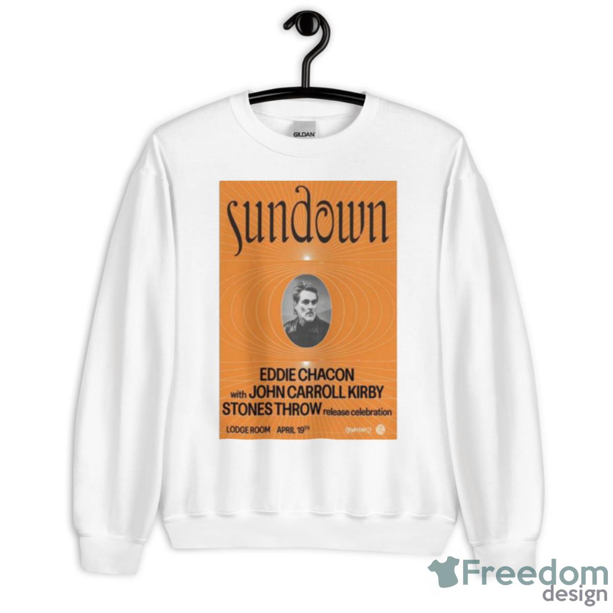 Eddie Chacon April 19 2023 Lodge Room Poster Shirt - Unisex Heavy Blend Crewneck Sweatshirt